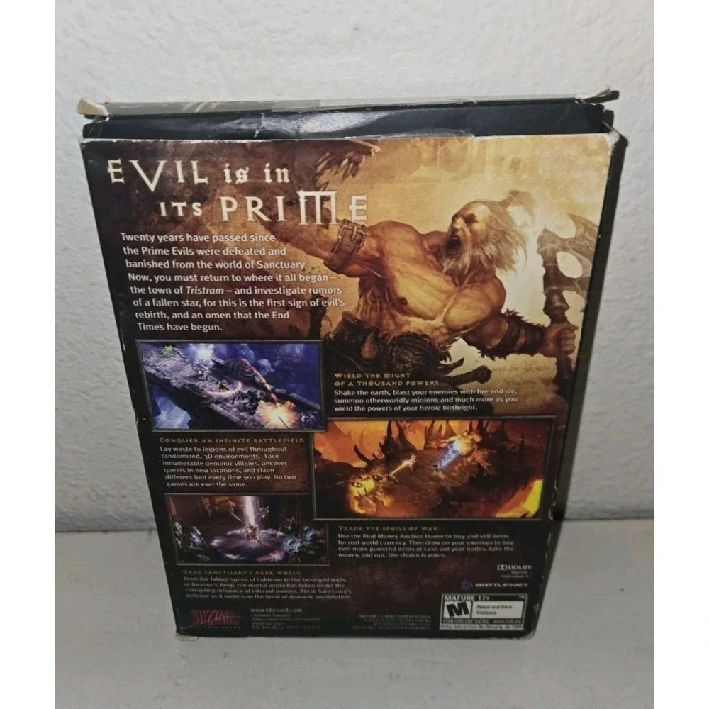 Diablo III 3 PC Game Box Set (Windows/Mac, 2012) Blizzard Entertainment